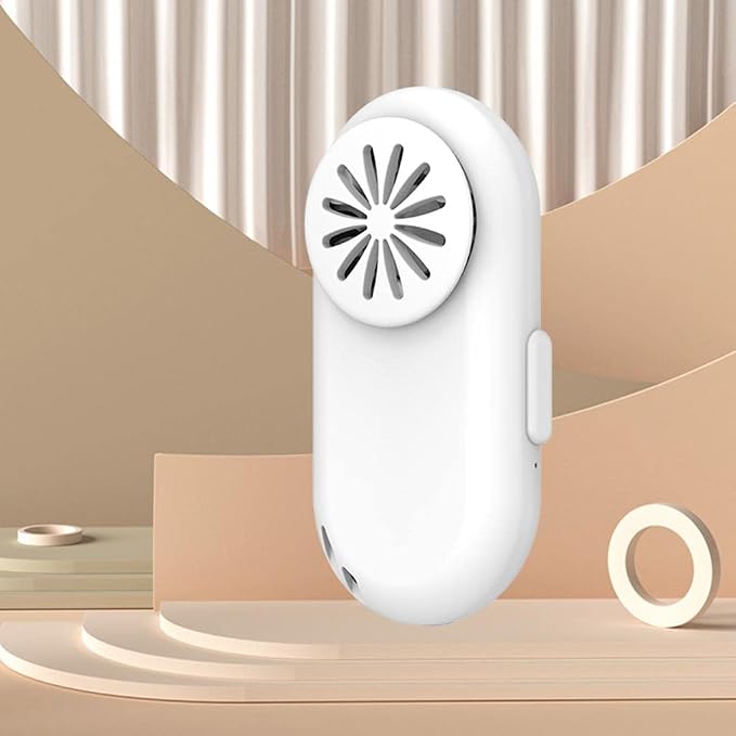 Clip On Face Mask Fan USB Rechargeable 3 Speeds Air Cooler | Portable Face - Image 2