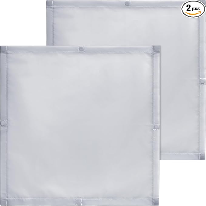Baquler 2 Pcs 2 x 2 ft Fluorescent Light Covers by Baquler