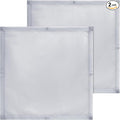 Baquler 2 Pcs 2 x 2 ft Fluorescent Light Covers by Baquler
