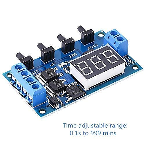 Programmable Timer Delay Relay Module DC 5V-36V Adjustable On/Off Cycle Timer - Image 8