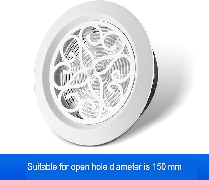 Round Air Vent Cover, Adjustable HVAC Grille, High-Quality ABS Material - Image 3
