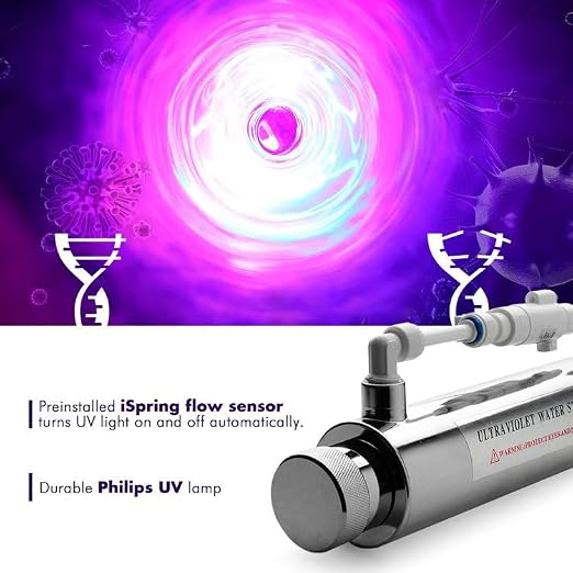 iSpring RCC7AK-UVBN, NSF Certified, 7-Stage Under Sink Reverse Osmosis Water - Image 4