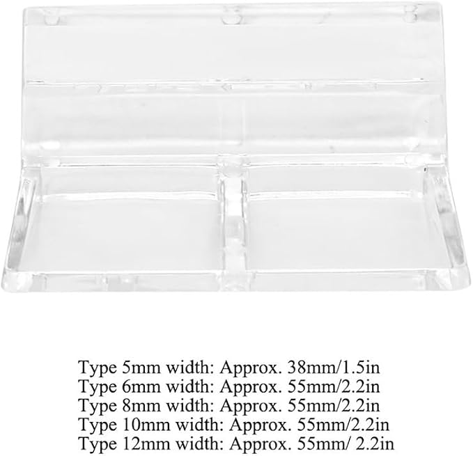 20Pcs Aquarium Glass Cover Holder Transparent Edge Mount Bracket Acrylic Clip - Image 2