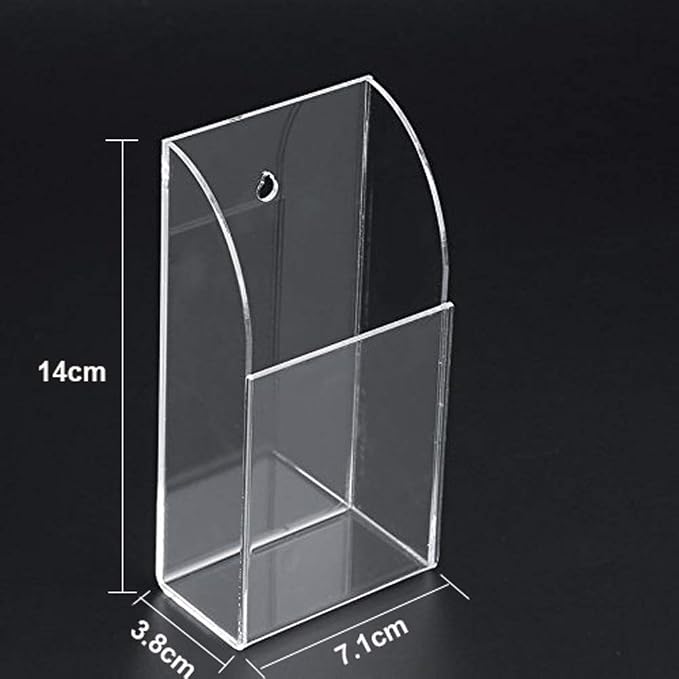 Remote Control Holder Organizer Wall Mount Acrylic Tidy - Image 4