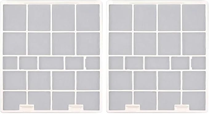 2pcs Air Conditioning Filter Accessories Dustproof Air Conditioner Cover by Unknown