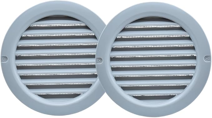 VENTS-US – 5" Round Light Gray Plastic Vent Cover - Image 3