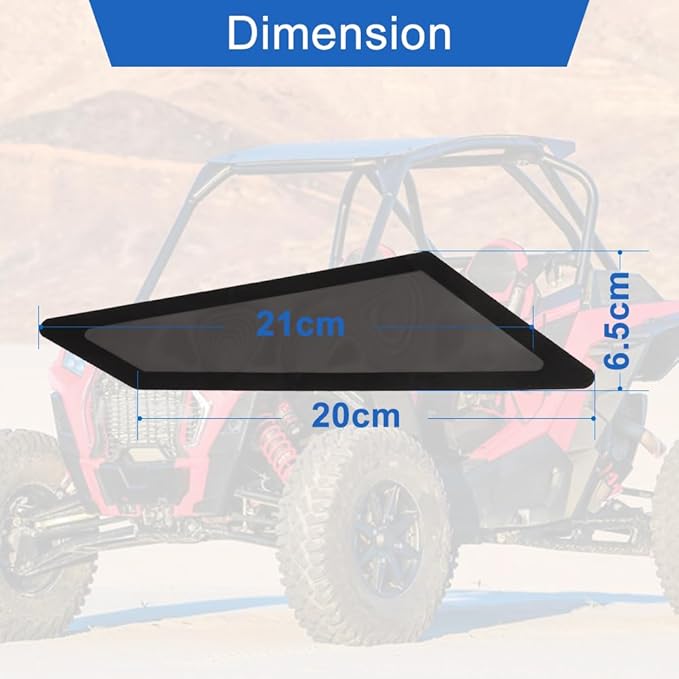 Air Vent Cover Intake Screen for Polaris RZR PRO XP 4 R Turbo R 4 2 PCS Intake - Image 5