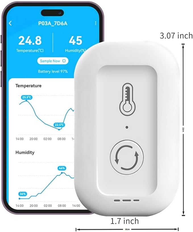DAYBETTER Smart WiFi Thermometer Hygrometer, 2.4G Indoor Temperature Humidity - Image 2