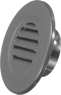 PATIKIL 3" Round Air Vent, Louver Grille Cover Aluminum Alloy Soffit Vent HVAC by PATIKIL