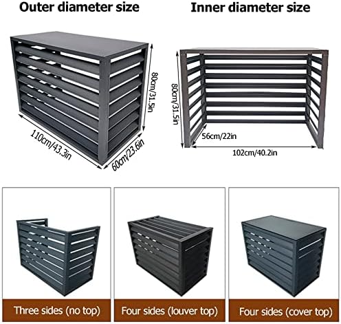 Aluminum Air Conditioner Cover, Privacy Fence Screen, Outdoor Condenser - Image 7