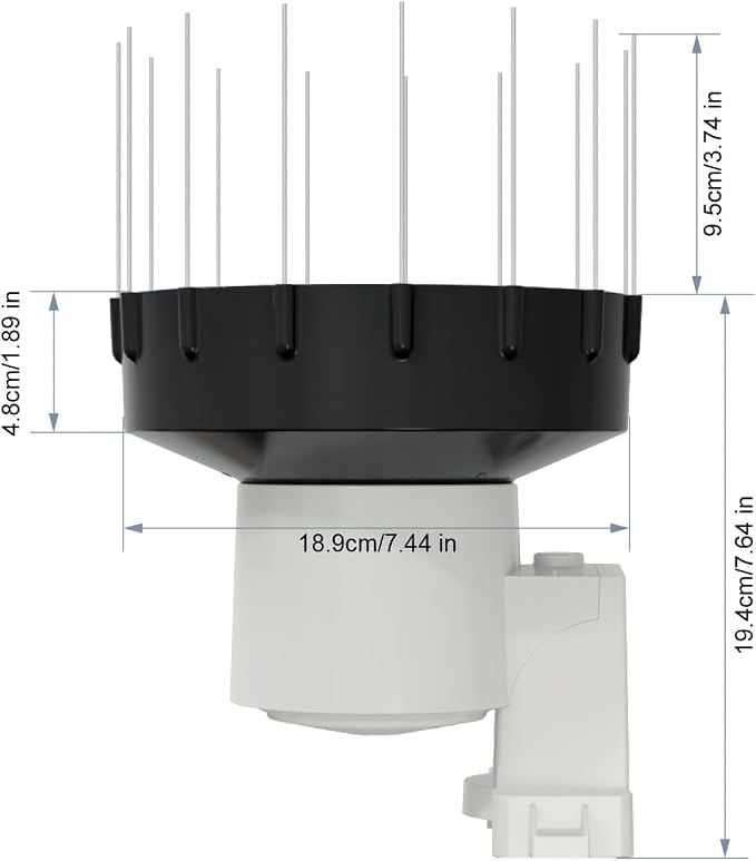 ECOWITT WH40BH Wireless Rain Gauge Outdoor Sensor, - Image 7