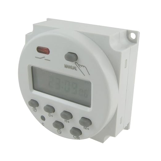 uxcell A12031200ux0078 Power Programmable Timer Time Switch Relay by uxcell