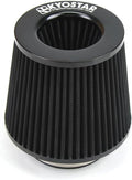 KYOSTAR Universal 3.5" High-Flow Air Filter, Reusable Cone Cold Air Intake by Kyostar