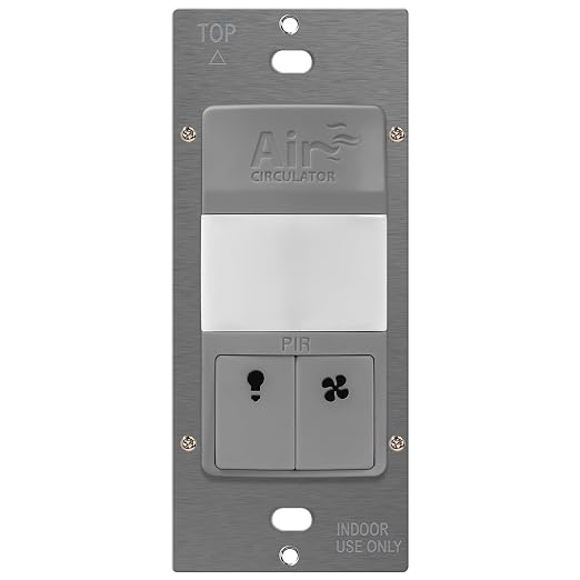 TOPGREENER Dual Load Air Circulator Switch, Auto Hourly Fresh Air Switch & by TOPGREENER
