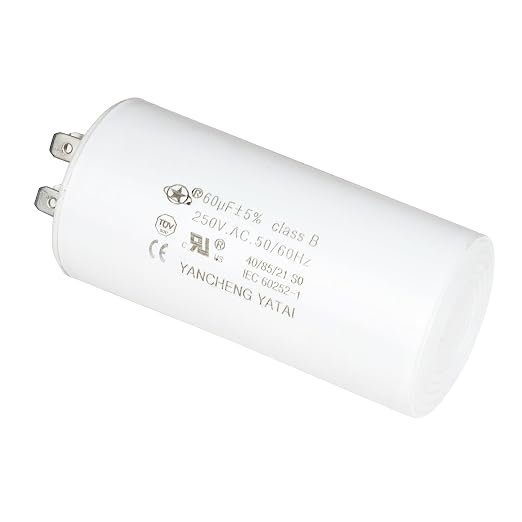 YATAI CBB60 Capacitor 60uF 250V AC, 4-Tab Motor Run Capacitor, 1.65 x 3.54 in - Image 4
