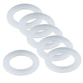 6PCS Kitchen Sink Filter Sealing Ring, Flat Silicone Gasket by Unknown