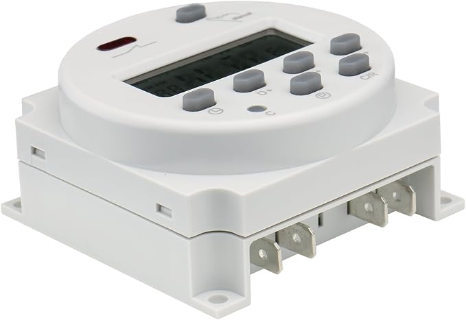 Baomain Time Switch Relay, Digital LCD Programmable Timer, 12V DC/AC Input - Image 8