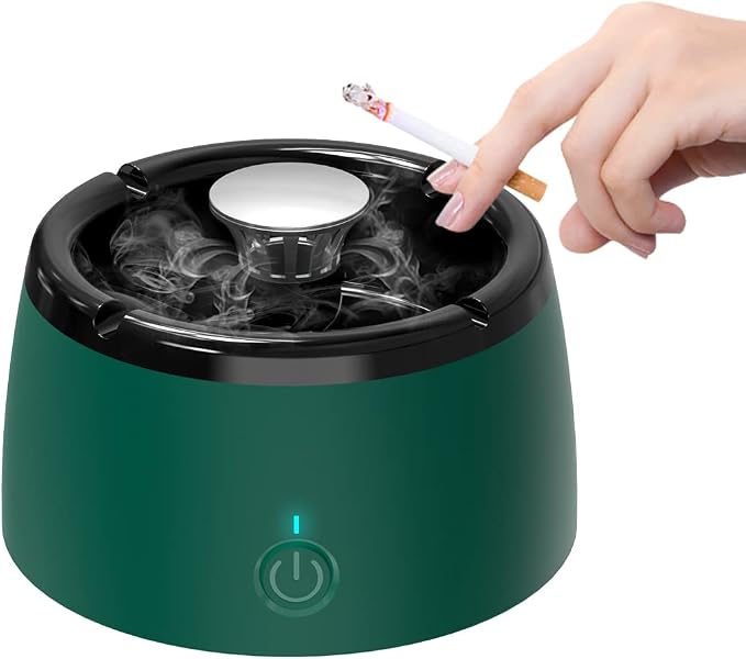 Smokeless Ashtrays for Cigarettes Indoor, Smokeless Ash tray for Home, smoke - Image 4