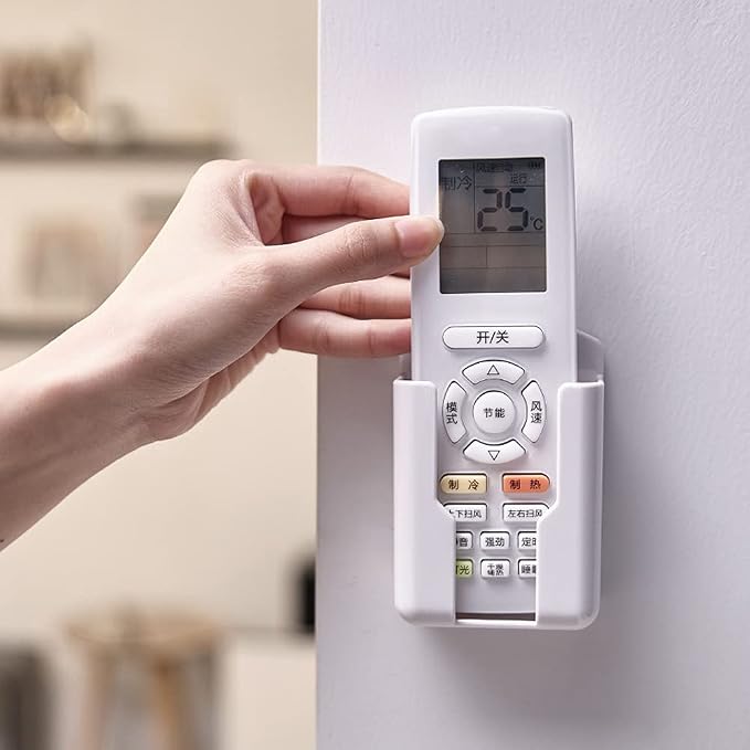 2 Pcs Wall Mount Remote Control Holder, Media Player Controller Holder - Image 2