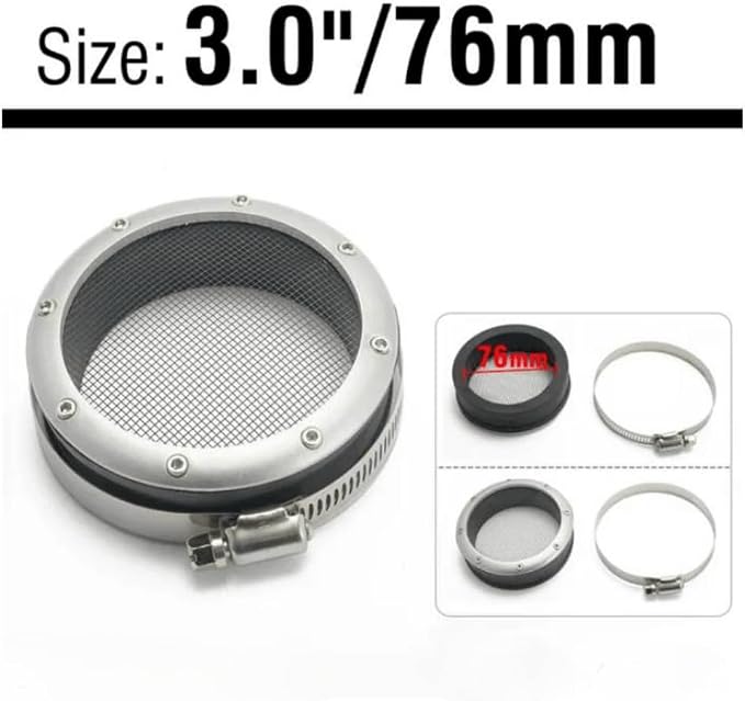 3" 304 stainless steel Turbo Inlet Grill Protector Guard Turbocharge Screen - Image 6