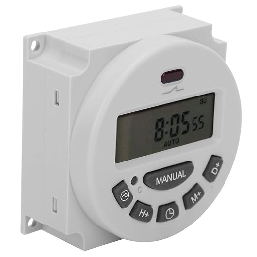 Digital Time Switch CN101A Energy Efficient LCD Programmable Timer Relay Switch by Walfront