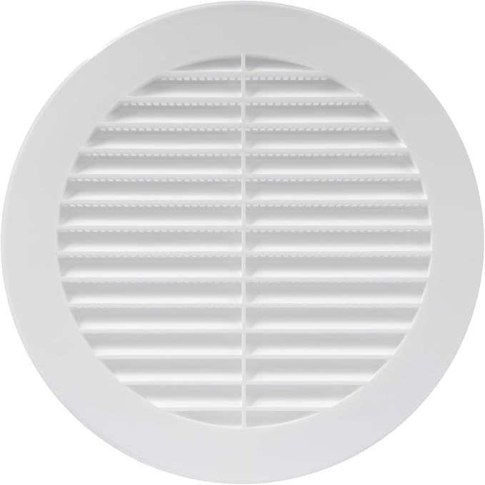 Repa Market 6 Inch Round White Vent Cover/Plastic Air Vent Grille - Image 7