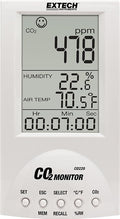 Extech CO220 - Desktop Indoor Air Quality CO2 Monitor – Measures CO2, by Extech