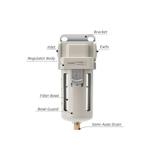 Air Line Filter, 3/8" NPT Port for Clean Air System AF3000-03, Air Dryer for - Image 2