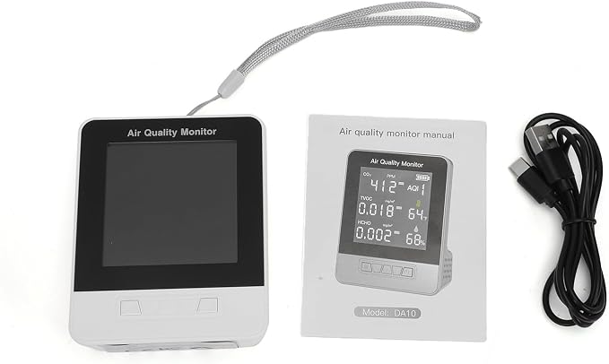 Mingzhe Air Quality Monitor CO2 Detector Indoor Air Quality Tester by Unknown