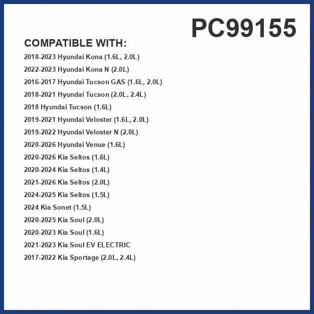 PG PC99155 Cabin Air Filter | Fits 2017-2022 Kia Sportage 2.0L, 2.4L; 2016-2021 - Image 2