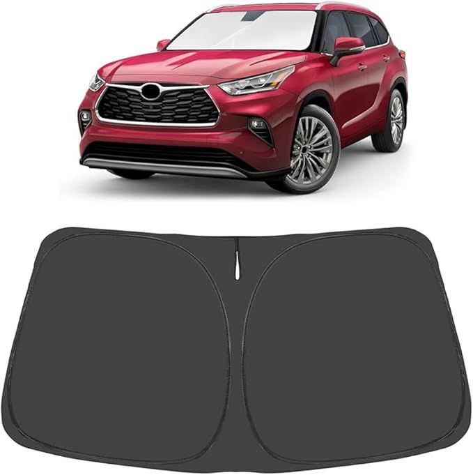Proadsy for Toyota Highlander 2020-2025 2026 Windshield Sun Shade 4-Layer by Proadsy