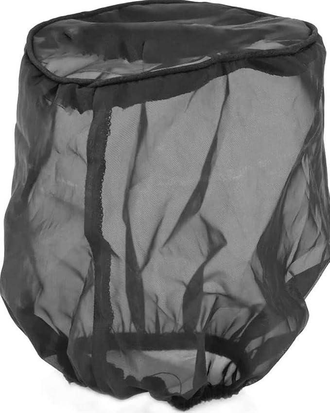 Black Cold Air Intake Cone Replacement Performance Washable Clamp-on Dry Filter - Image 3
