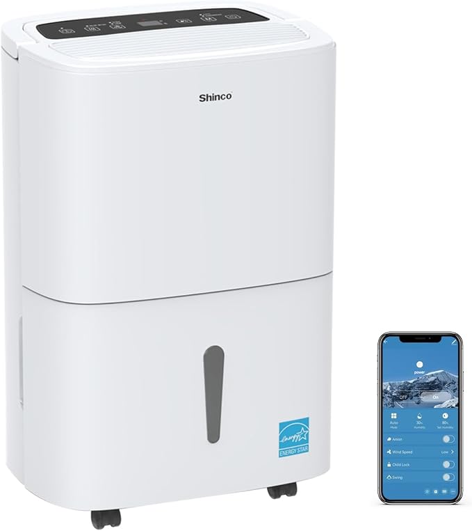 Shinco 7, 000 Sq.Ft Energy Star Dehumidifier by ShincoAirConditionerDehumidifier
