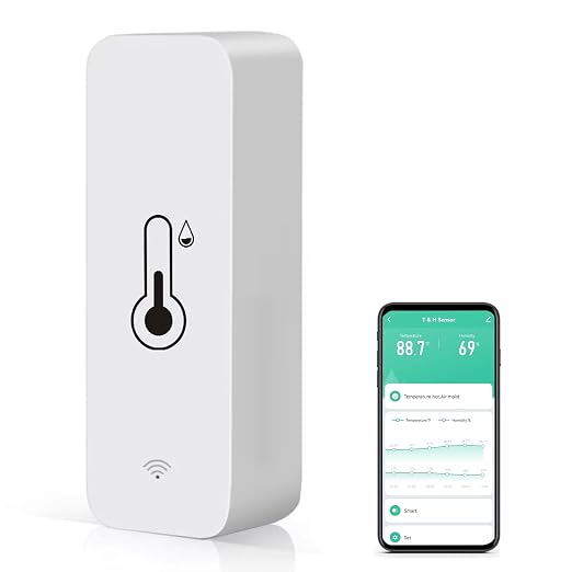 2-Pack WiFi Temperature Humidity Sensor: Indoor Thermometer Hygrometer by GaoducashforSmartLife