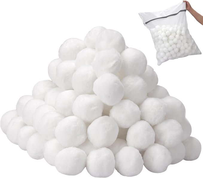 1.54 lbs Pool Filter Balls for Sand Filter Pump, Dry Filter Sand Balls by Catbgz