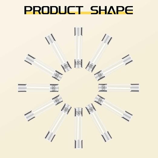 Fast Blow Glass Fuse Assortment Kit, 24 Values Glass Fuses 250V 5x20mm 0.5A 1A - Image 5