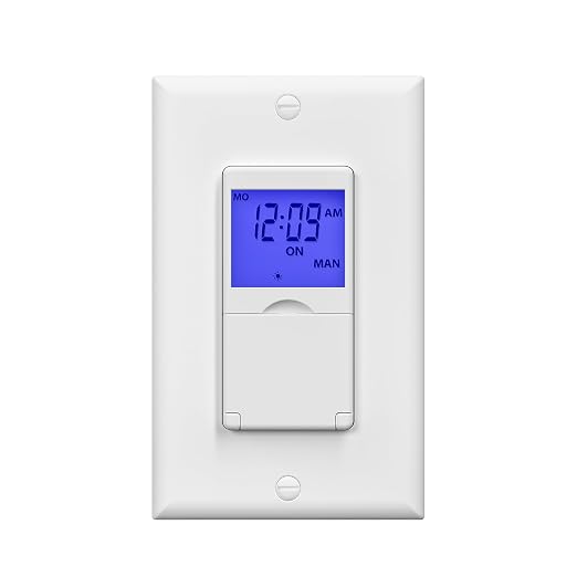 BN-LINK 7 Day Programmable in-Wall Timer Switch by BN-LINK