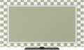 Sage Green Buffalo Plaid Indoor TV Cover, Elastic TV Screen Protector Modern by Unknown