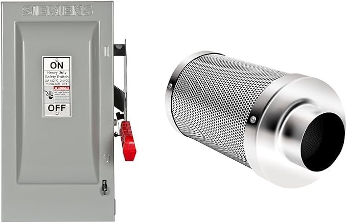 Siemens 30-Amp 3 Pole 600-volt Fused Heavy Duty Safety Switches and iPower 6 by Unknown