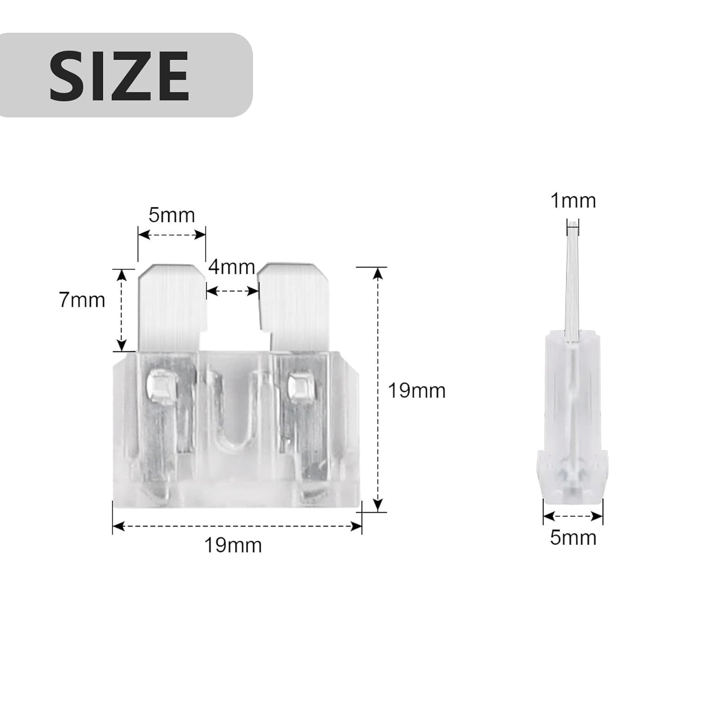 (80Pcs) 25Amp Standard Fuse, 25A Car Blade Fuses for Car/RV/Truck/SUV/Motorcycle/Boat