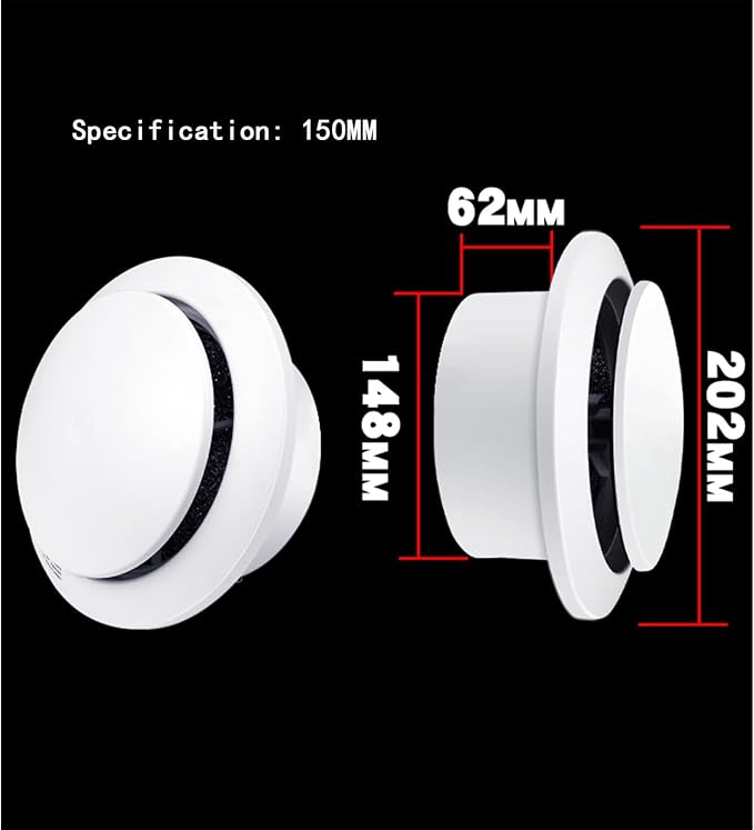The New Press Type Three Adjustable New Air System Outlet Exhaust Return Air - Image 2