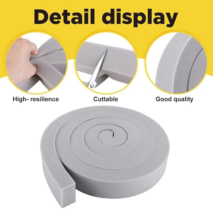 moonoom 2 Pcs Foam Air Conditioner Weatherseal Tape-2''x1''x6.5ft Air - Image 3