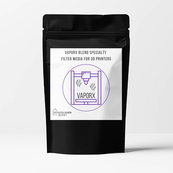 VaporX Blend Filter Media for 3D Printers – Granular Activated Carbon + Zeolite by Unknown
