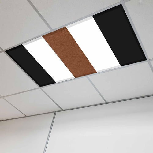 1 Pack Boho Black Fluorescent Light Covers, by Unknown