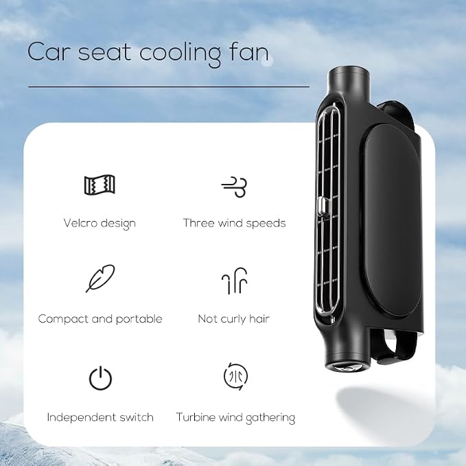 Car Fan for Driver and Passenger's Seat - Image 7