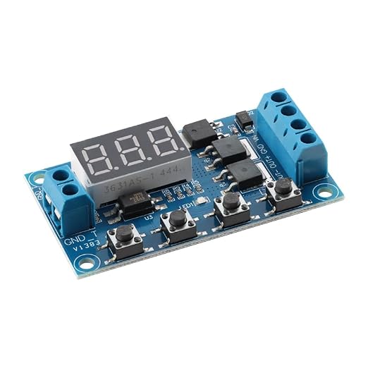 3Pcs DC 12V-24V Relay Timer Switch Module, Trigger Cycle Delay Timer Switch - Image 4