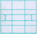 Indoor Air Conditioner Filter Cover, Dust Prevention Screen by Unknown