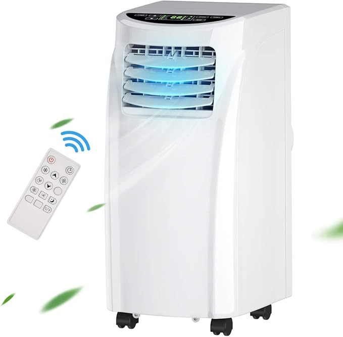 COSTWAY 8000 BTU Portable Air Conditioner, 3-in-1 Air Cooler w/Built-in by COSTWAY