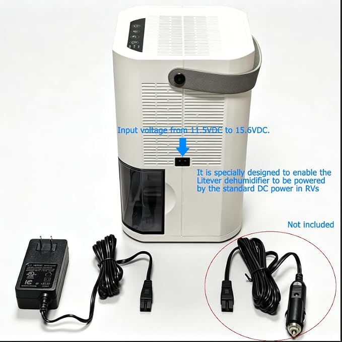 Litever Dehumidifier Dual Core Compact Quiet - Image 5