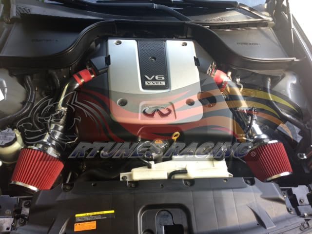 Cold Air Intake System with Heat Shield Kit + Filter Combo BLACK Compatible - Image 8